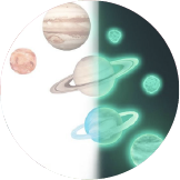 Selvlysende klistermærker