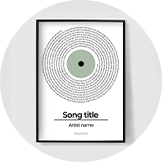 Personaliserede Musikplakater