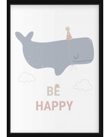 Plakat - Havdyr, Be happy