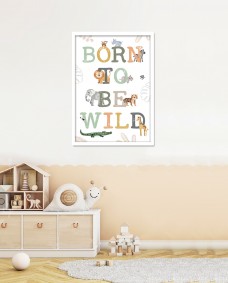 Plakat -  Vilda djur / Born to be Wild