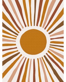   Plakat- Abstrakt Kunst / Sun