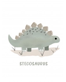 Plakat - Stegosaurus