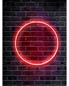 Plakat - Spilcontroller Ikon / Cirkel / Neon