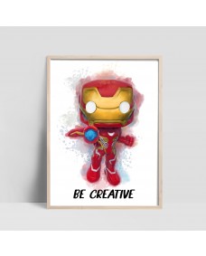 Plakat - Ironman / BE CREATIVE