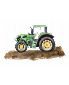 Plakat - Traktor / Grøn