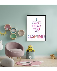 Plakat - Spil /  I can hear you Im Gaming