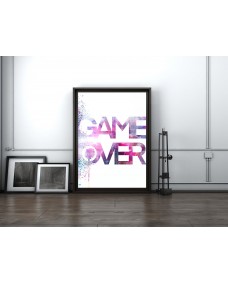 Plakat - Spil / Game Over / 02