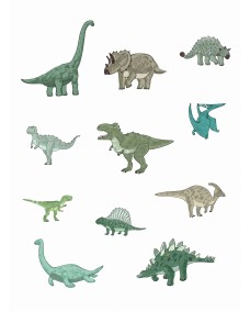 Plakat - Dinosaurer / 02