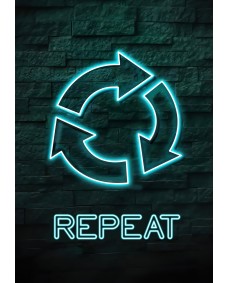 Plakat - REPEAT / Neon