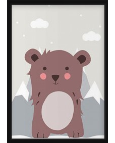 PLAKAT - Bjerglandskabsbjørn