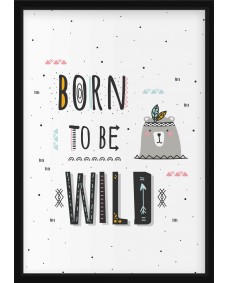 Plakat - Bjørn / Born to be wild