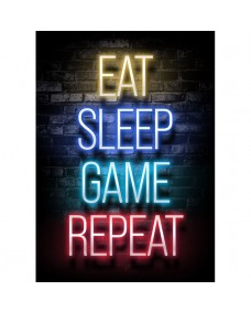 Plakat - EAT SLEEP GAME REPEAT