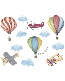 Wallsticker - Fly og luftballoner