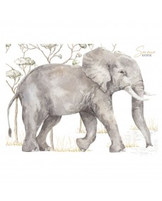 Wallsticker - Elefant