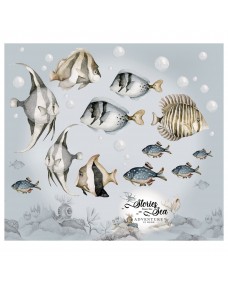 Wallsticker - Fisk / Historier fra havet