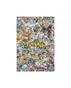 Plakat - Japansk klassisk anime Dragon Ball Z figursamling / Pokemon