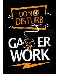 Plakat - DONT DISTURB GAMER AT WORK