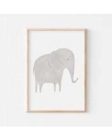 Safari plakat / elefant