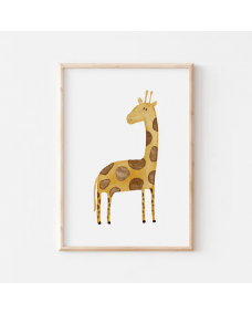 Safari plakat / Giraf