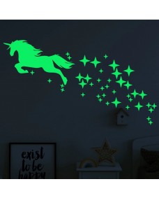 Wall Stickers - Unicorn / Glow in the Dark