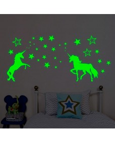 Wall Stickers - Unicorn / Glow in the Dark