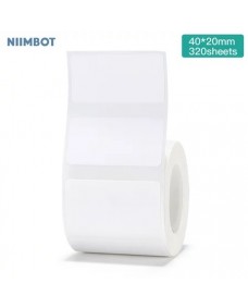 NIIMBOT Labels Stickers B21 Series 40 x 20mm / 320 stk / Hvid