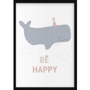 Plakat - Havdyr, Be happy