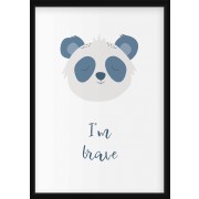 Plakat - Portræt af Panda