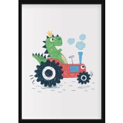 Plakat - Dino i traktor