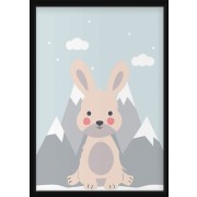 Plakat - Bjerg og Kanin