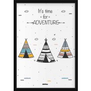 Plakat - It´s time for adventure