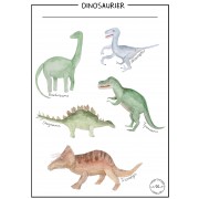 Plakat - Dinosaurier