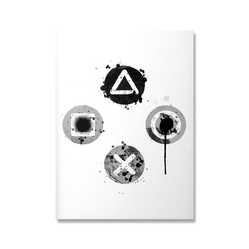 Plakat - Spil symboler / Sort og hvid