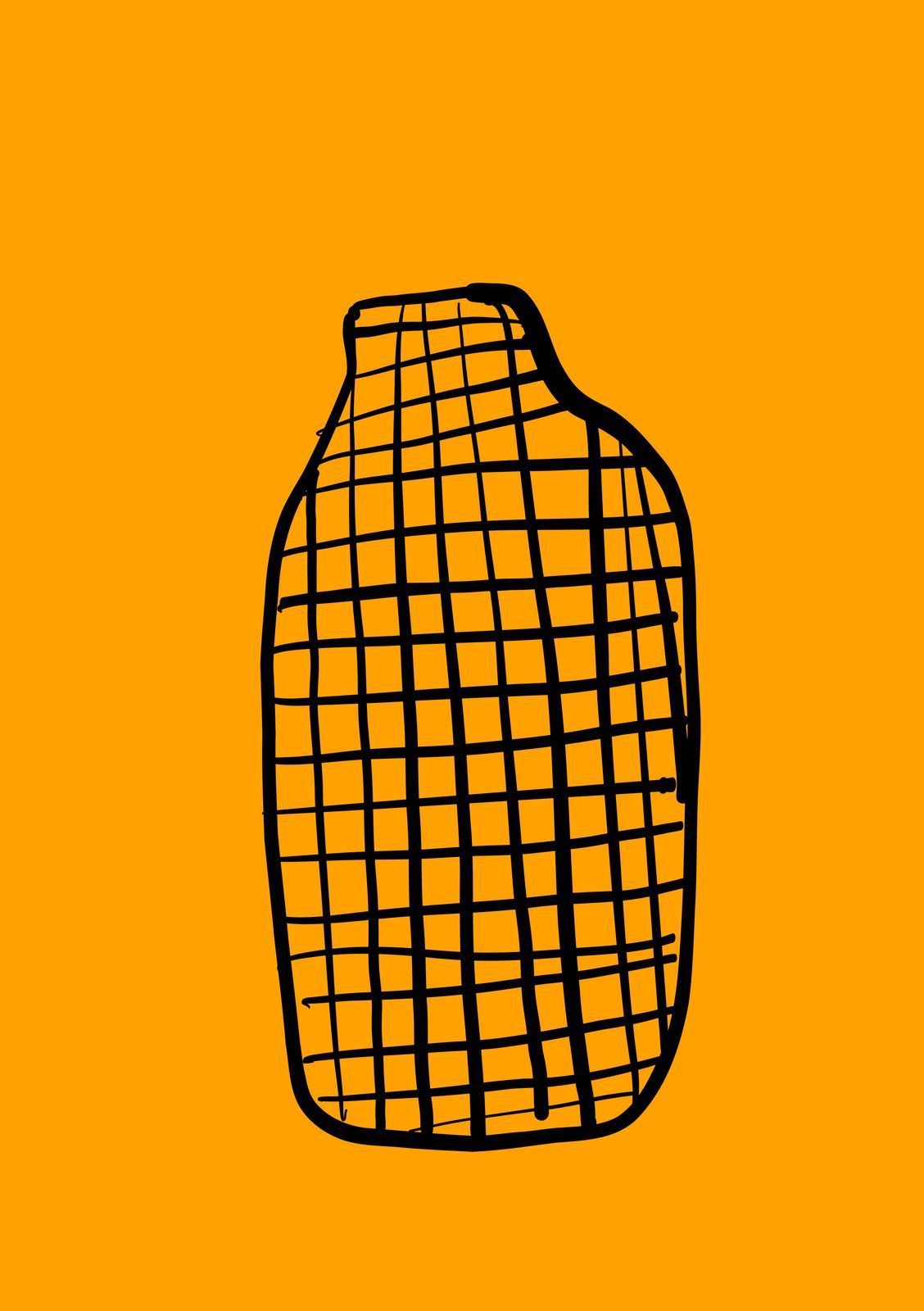 Plakat - Abstrakt Vase