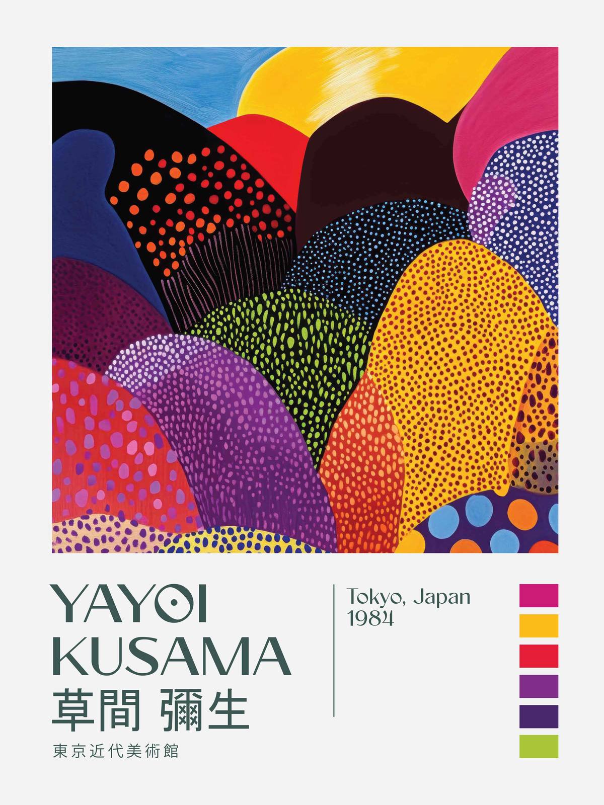 Plakat - Yayoi Kusama Kunst