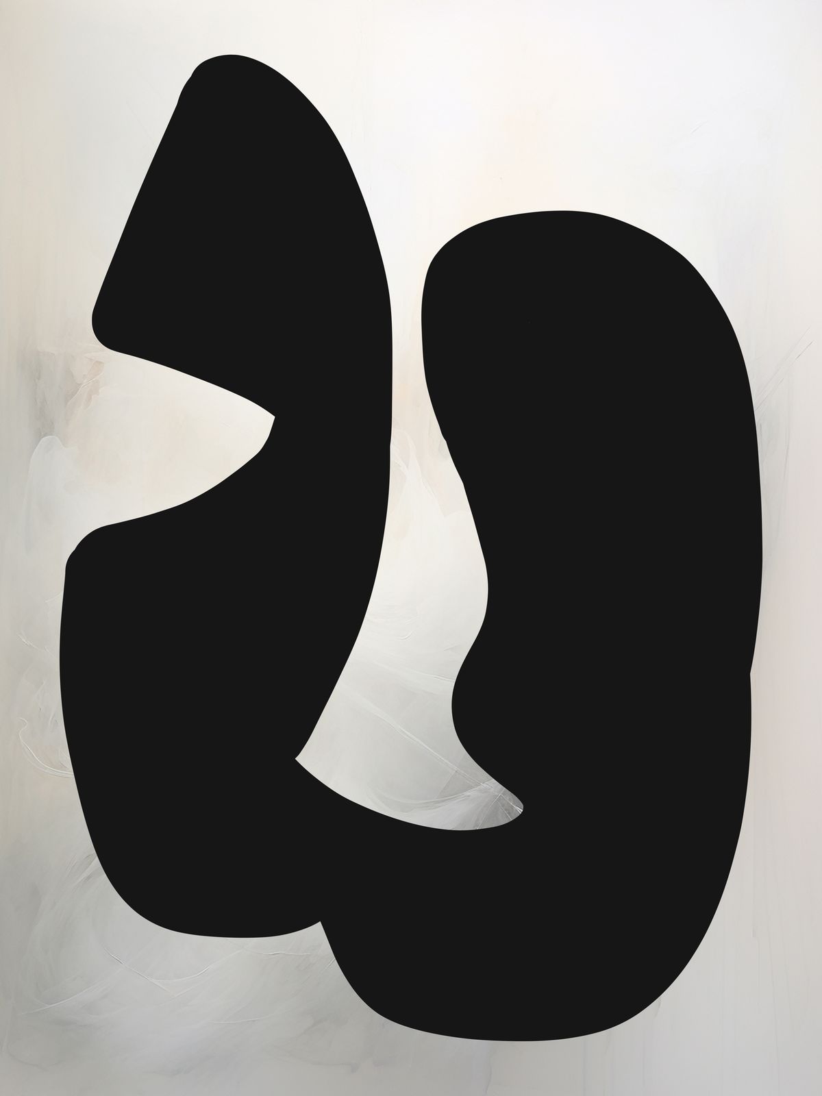 Plakat - Abstrakt Sort Form