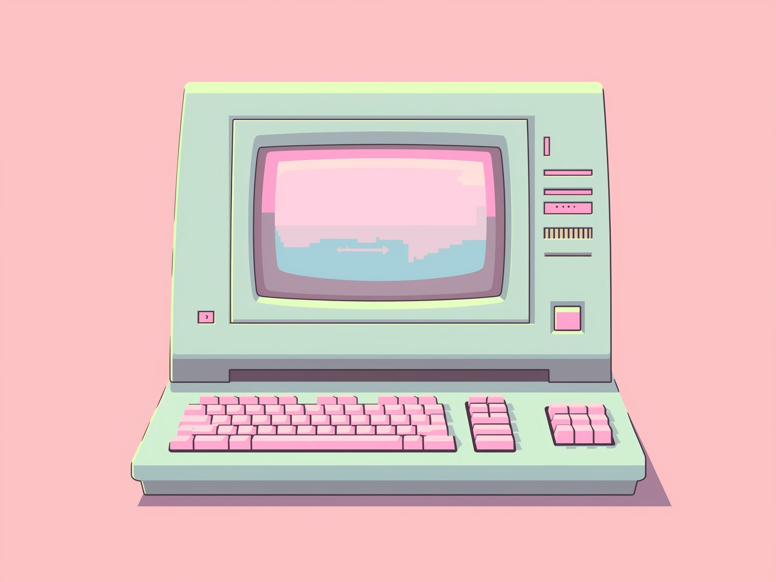 Plakat - Vintage Computere