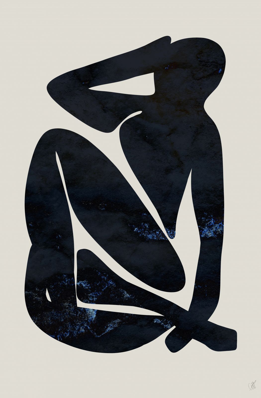 Plakat - Abstrakt Silhuet