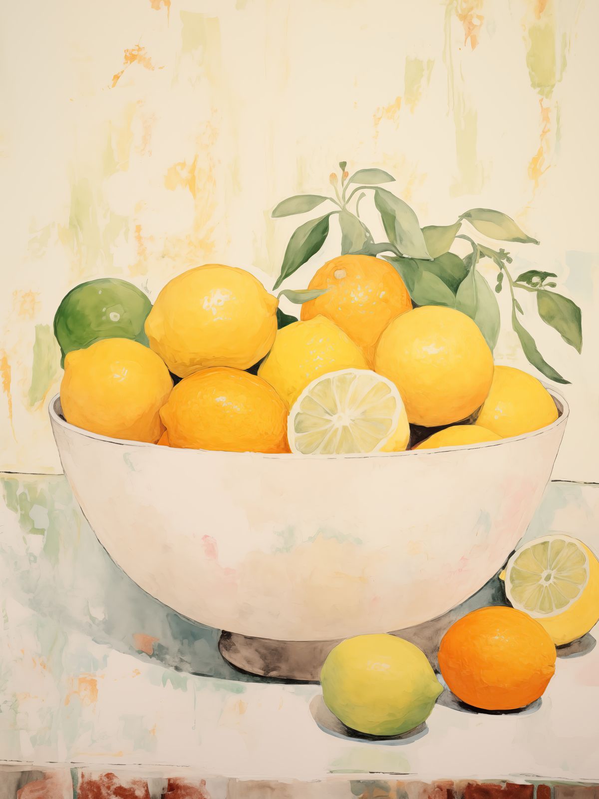 Plakat - Citrus stilleben