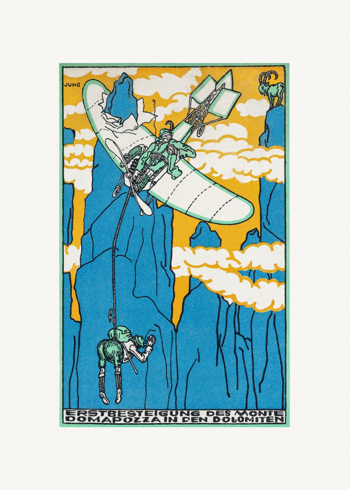 Plakat - Erstbesteigung des Monte / Moriz Jung