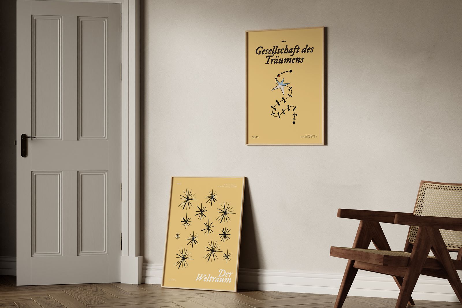 Plakat - Abstrakt Ekspressionisme / Sæt af 2
