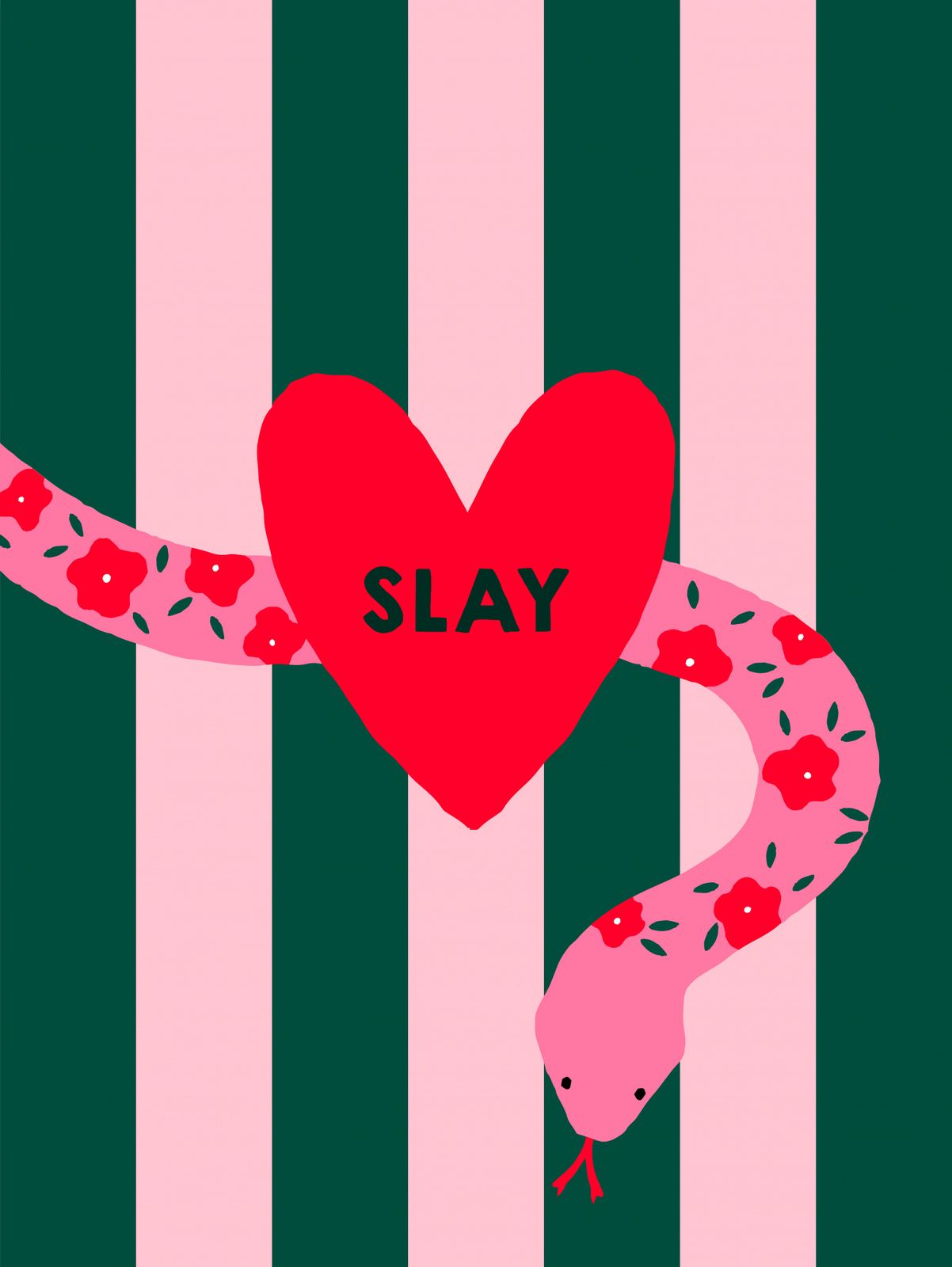 Plakat - Slay Snake Heart