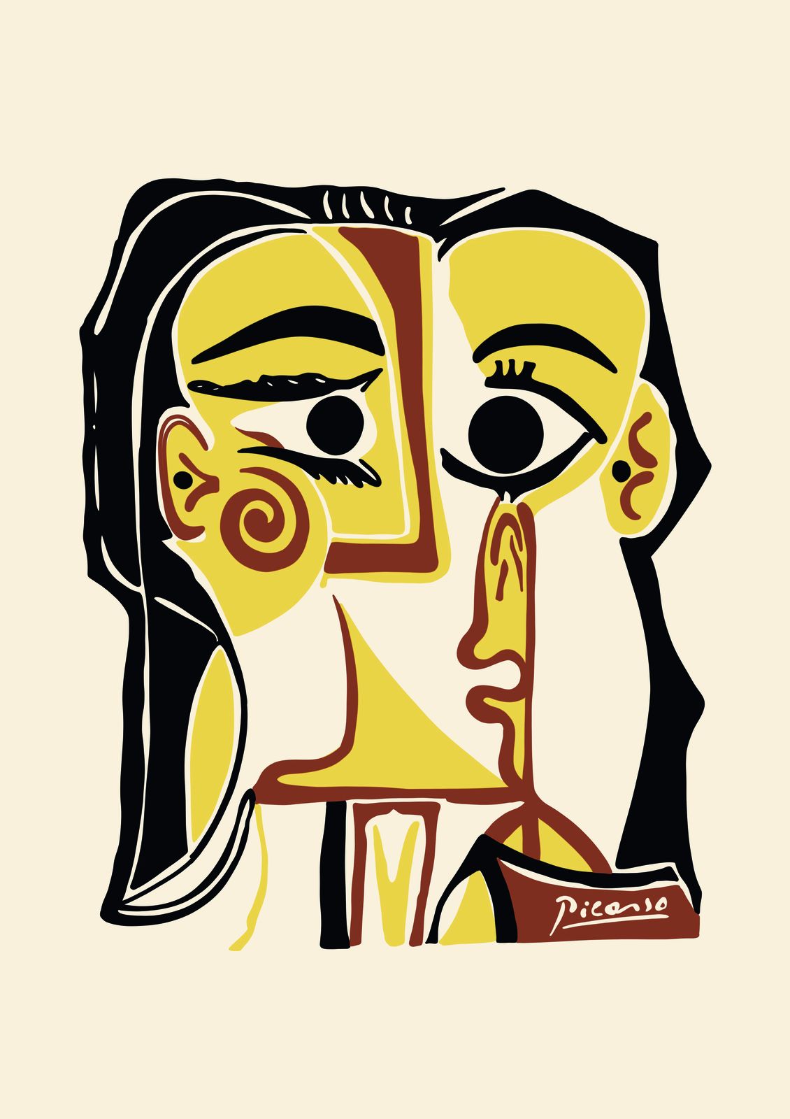 Plakat - Picasso Kunstværk