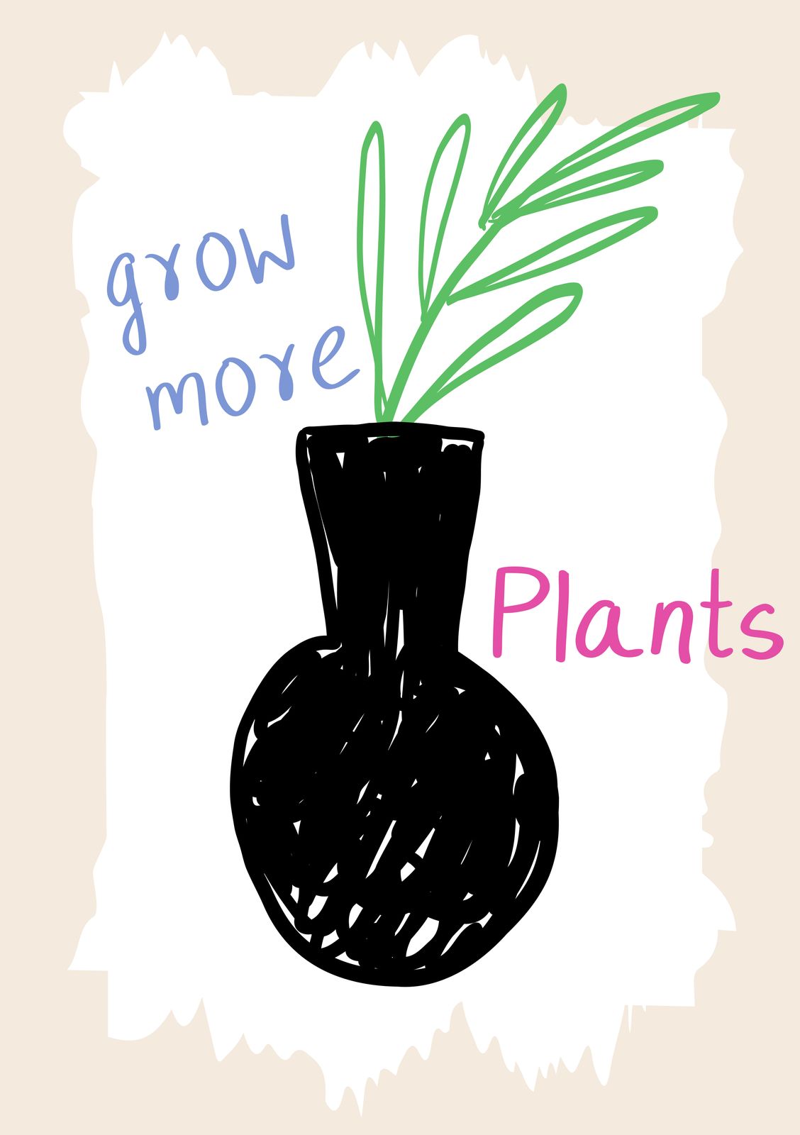 Plakat - Dyrk flere planter