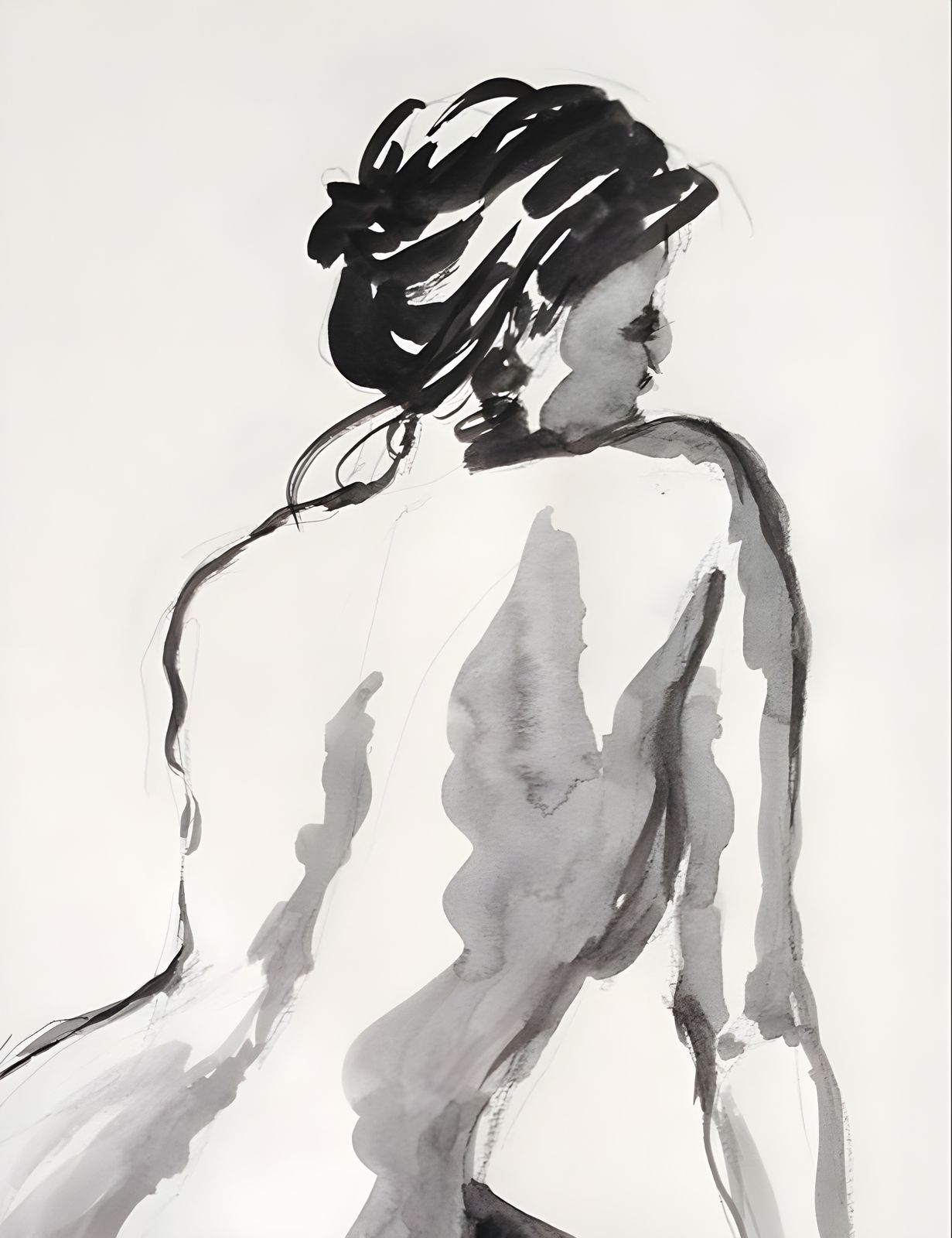 Plakat - Elegant Figur
