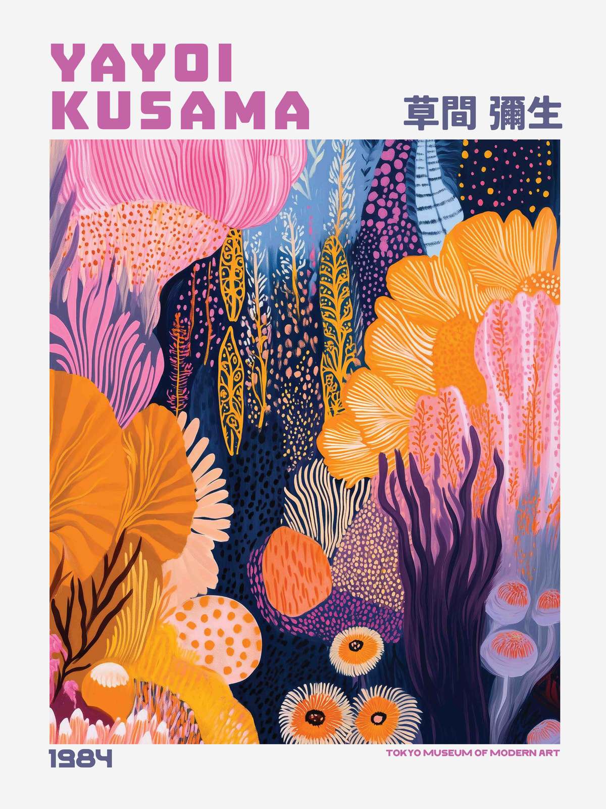 Plakat - Yayoi Kusama Kunstværk
