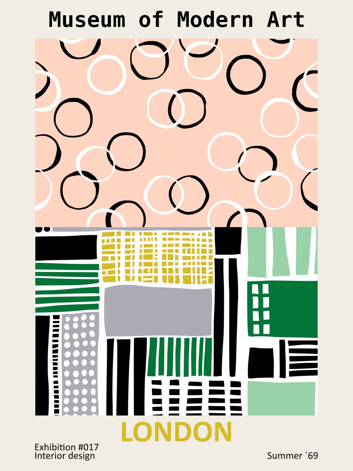 Plakat - Londons Kunstudstilling