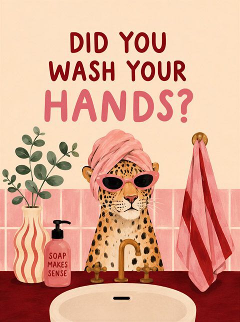 Poster - Stylish Leopard Reminder