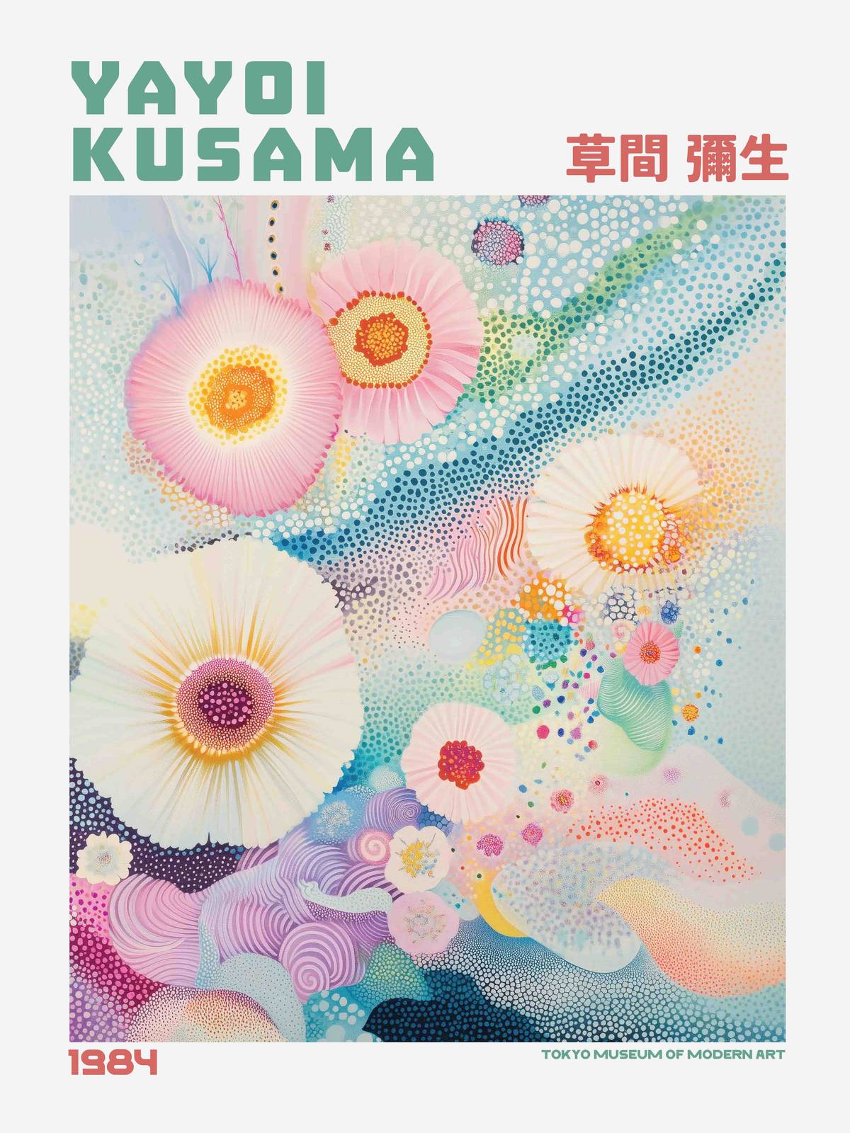 Plakat - Yayoi Kusama Kunstværk