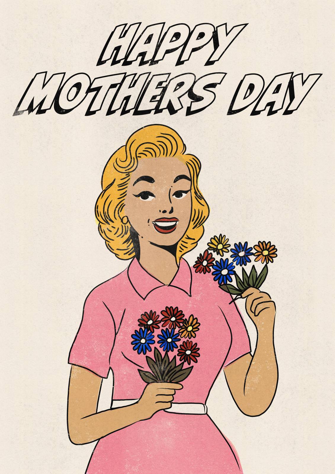 Plakat - Glædelig Mors Dag